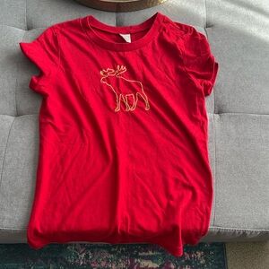 Abercrombie vintage moose t-shirt, women’s size large.